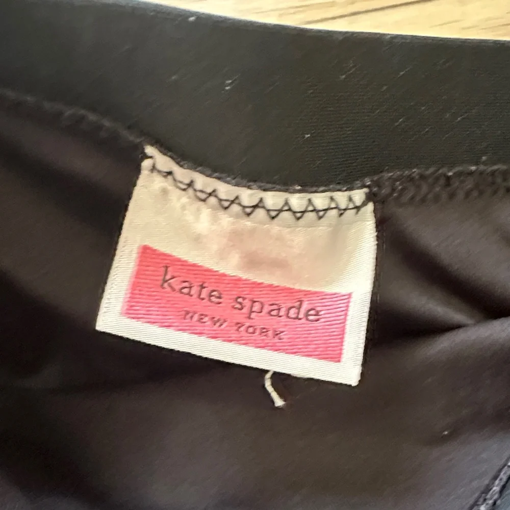 Kate Spade Black Bikini Bottom with Floral Accents. In great condition.